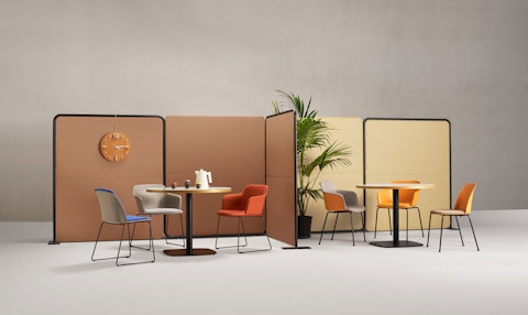 Scenes with possible seating and table arrangements