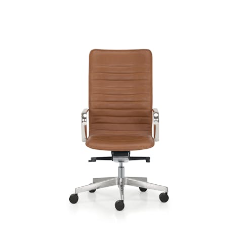 The Ice Armchair ensures comfort and functionality Ice armchair in foreground on white background