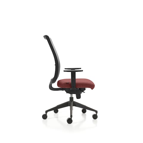 Armchair Link Approved 1IM Link armchair placed sideways on white background