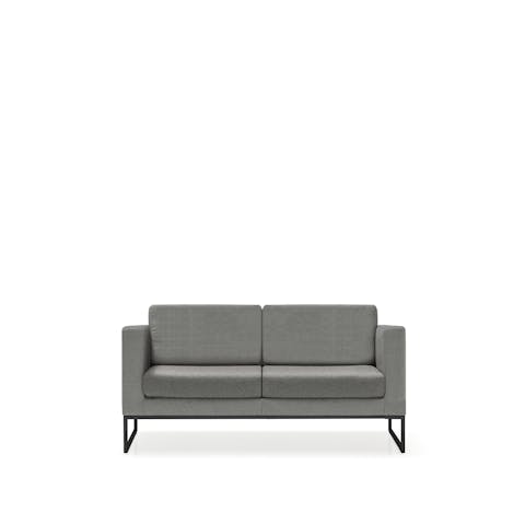 Vogue two-seater sofa Vogue two-seater sofa front on white background