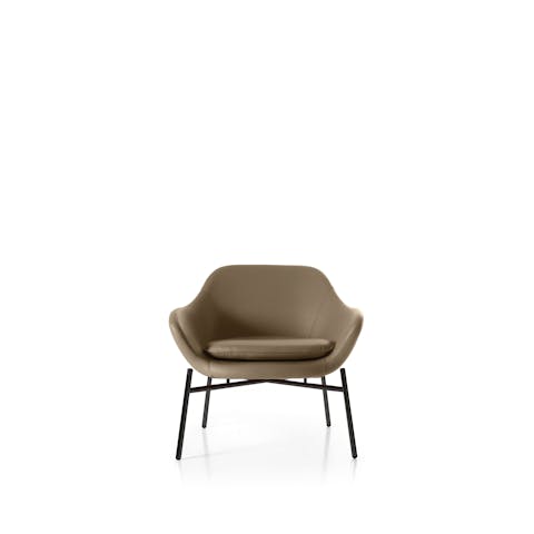 Armchair Manta has fireproof tires Approved 1IM Manta armchair front on white background