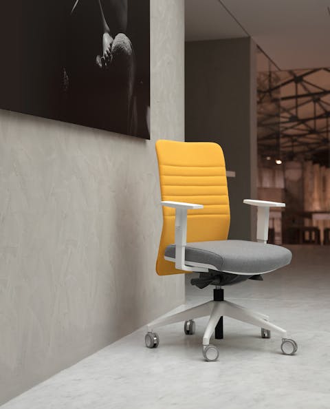 B.Tex Operative armchair with high backrest B.Tex armchair positioned in an ideal location