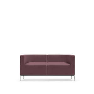 Hub sofa front on white background