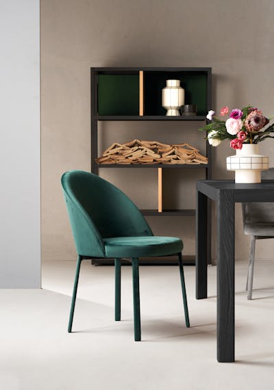 Arwa armchair in the dining room near the table