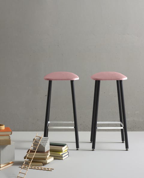 Bista conical shaped stool Scene representing two Bista stools in a setting