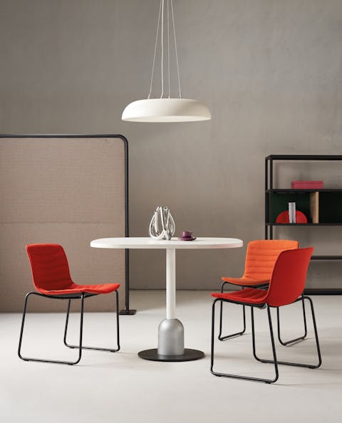 Rudy multifunction seating system Example of Rudy seating arrangement