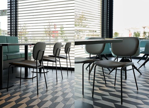 Details of the chairs Quinti made for Menchetti srl Details of the chairs Quinti made for Menchetti srl