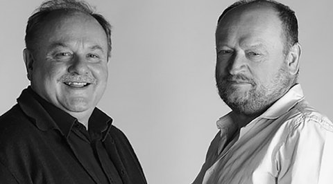 Two Archirivolto designers in black and white