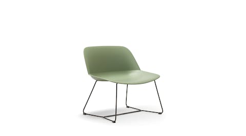 Deep XL Deep XL con scocca verde pistacchio su sfondo bianco