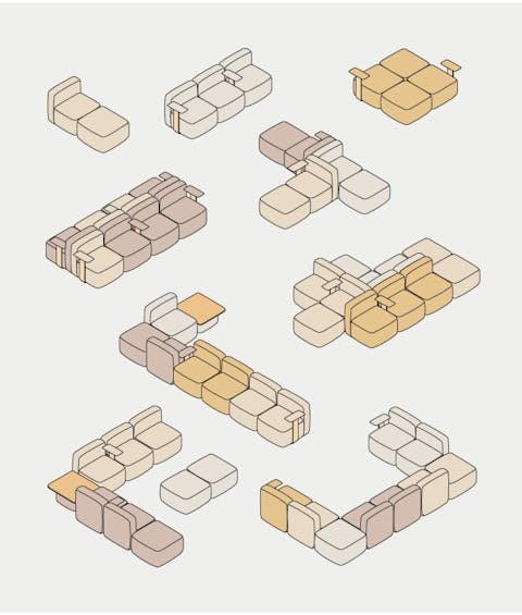 Prodotto modulare rivestito