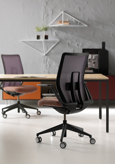 Massima qualità sedia manageriale Chance con schienale in rete