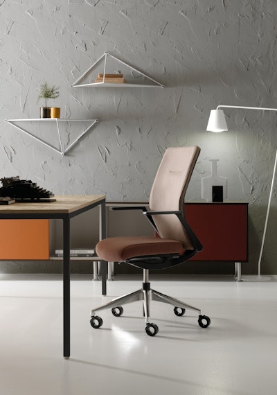 Chance versione schienale rivestito Sedia da ufficio schienale rivestito