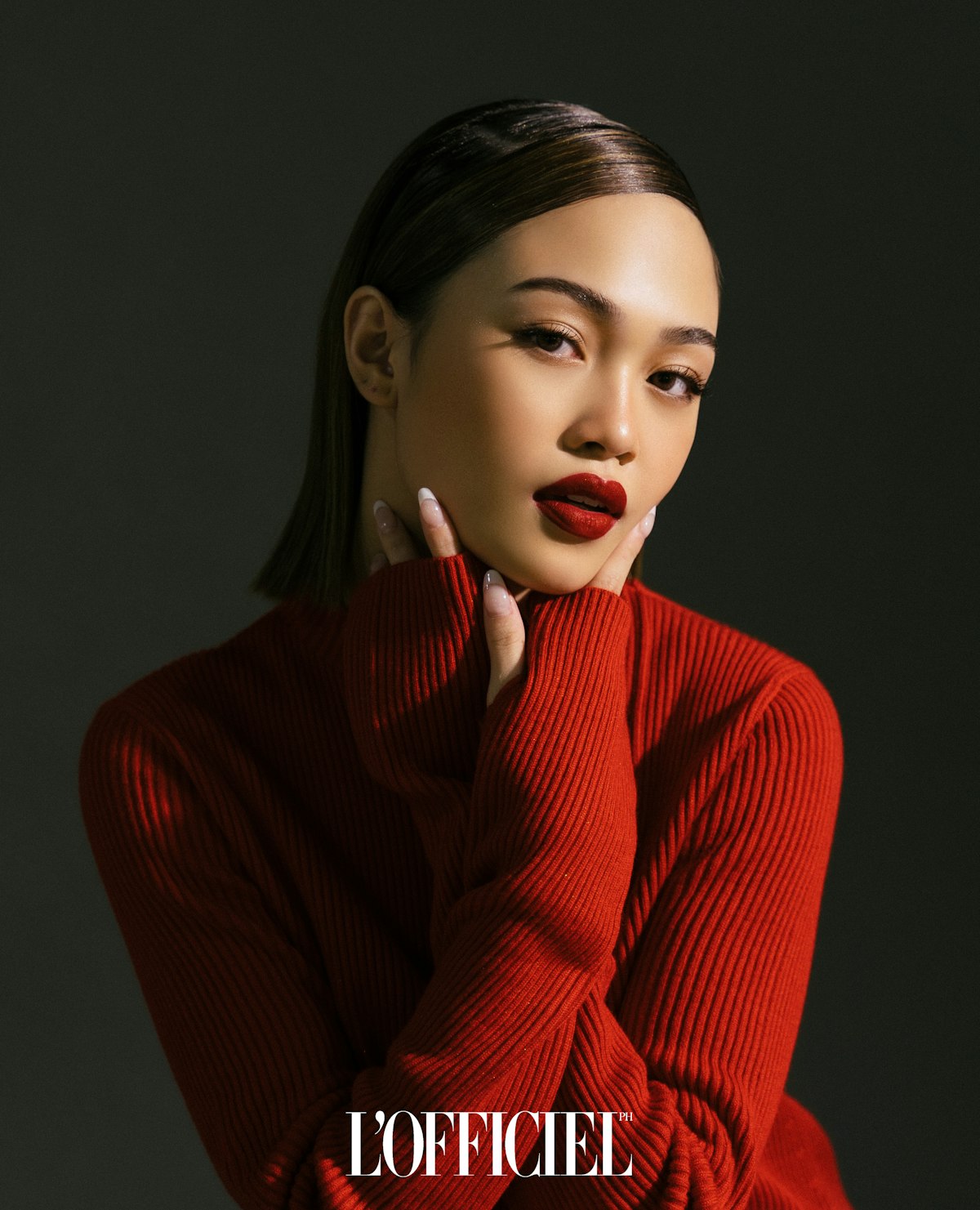 AC Wears Red Lip For The First Time