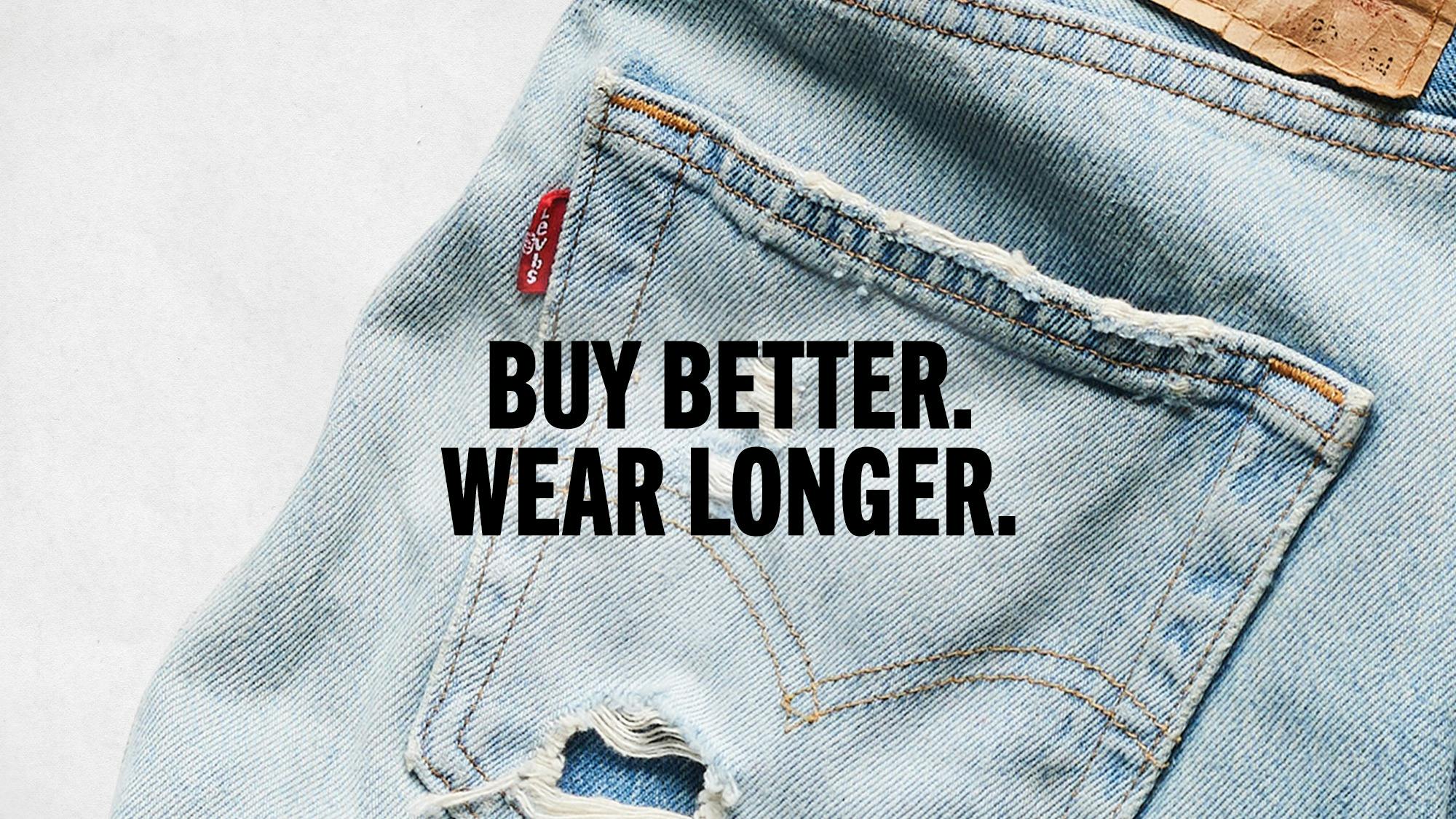 Levi's Launches 'Buy Better, Wear Longer' Sustainability Campaign