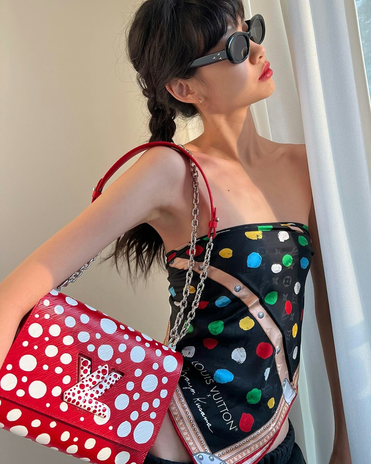 TWICE's Nayeon Shows Off Her Figure In An Unexpected Outfit At Louis  Vuitton X Yayoi Kusama Event In Japan - Koreaboo