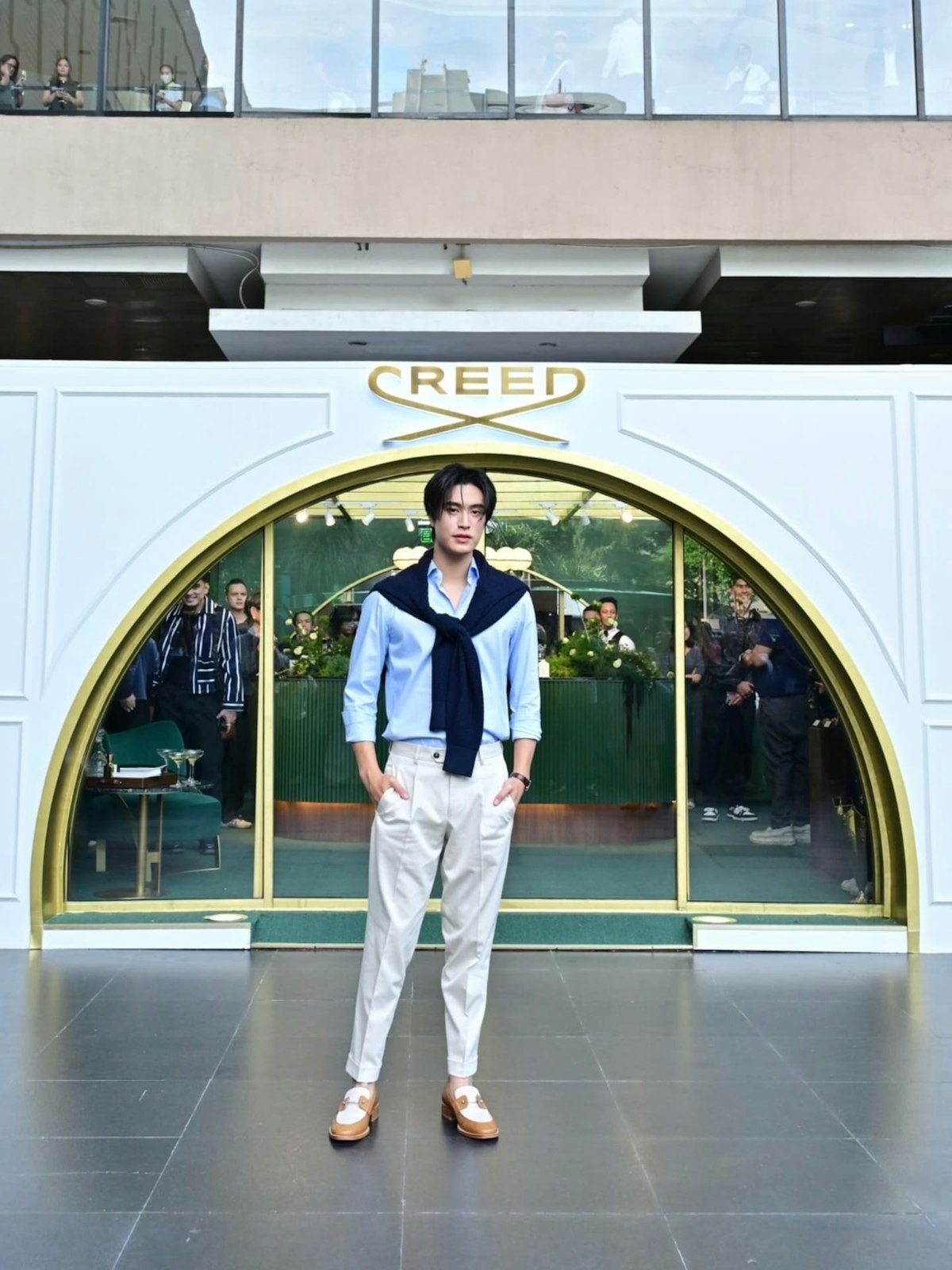 Gemini Norawit Looked Effortlessly Put-Together at Creed’s Pop-Up in Makati