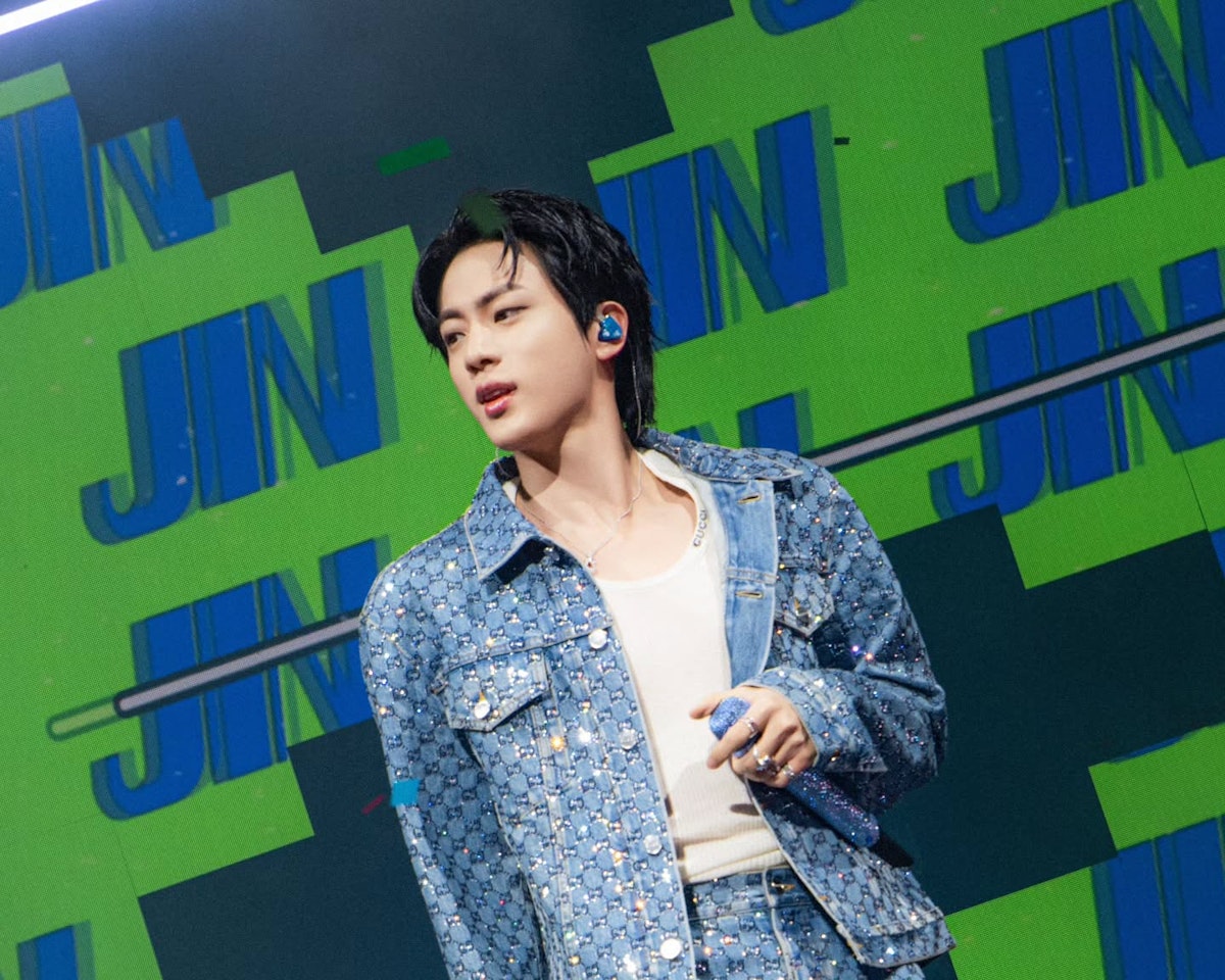 bts RUNSEOKJIN EP TOUR デニムジャケット Jin Closed Out His Tour in Gucci Fits Worthy of a Finale