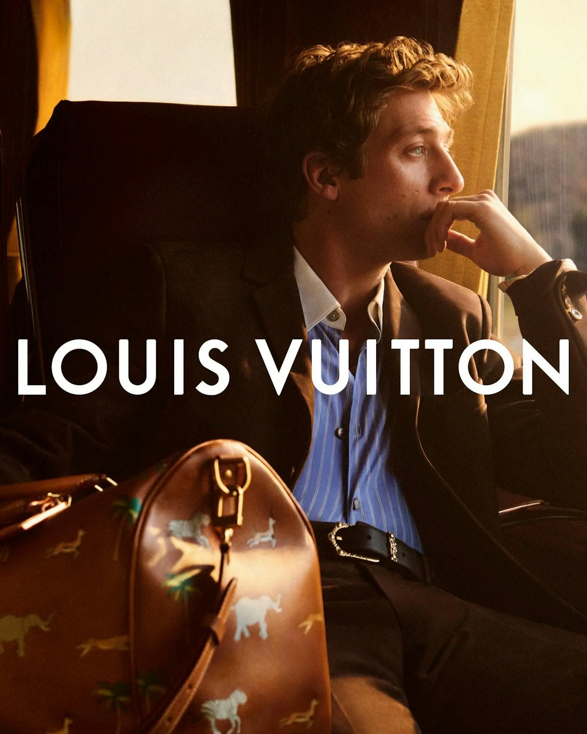 Jeremy Allen White and Pusha T Take a Stylish Journey for Louis Vuitton ...