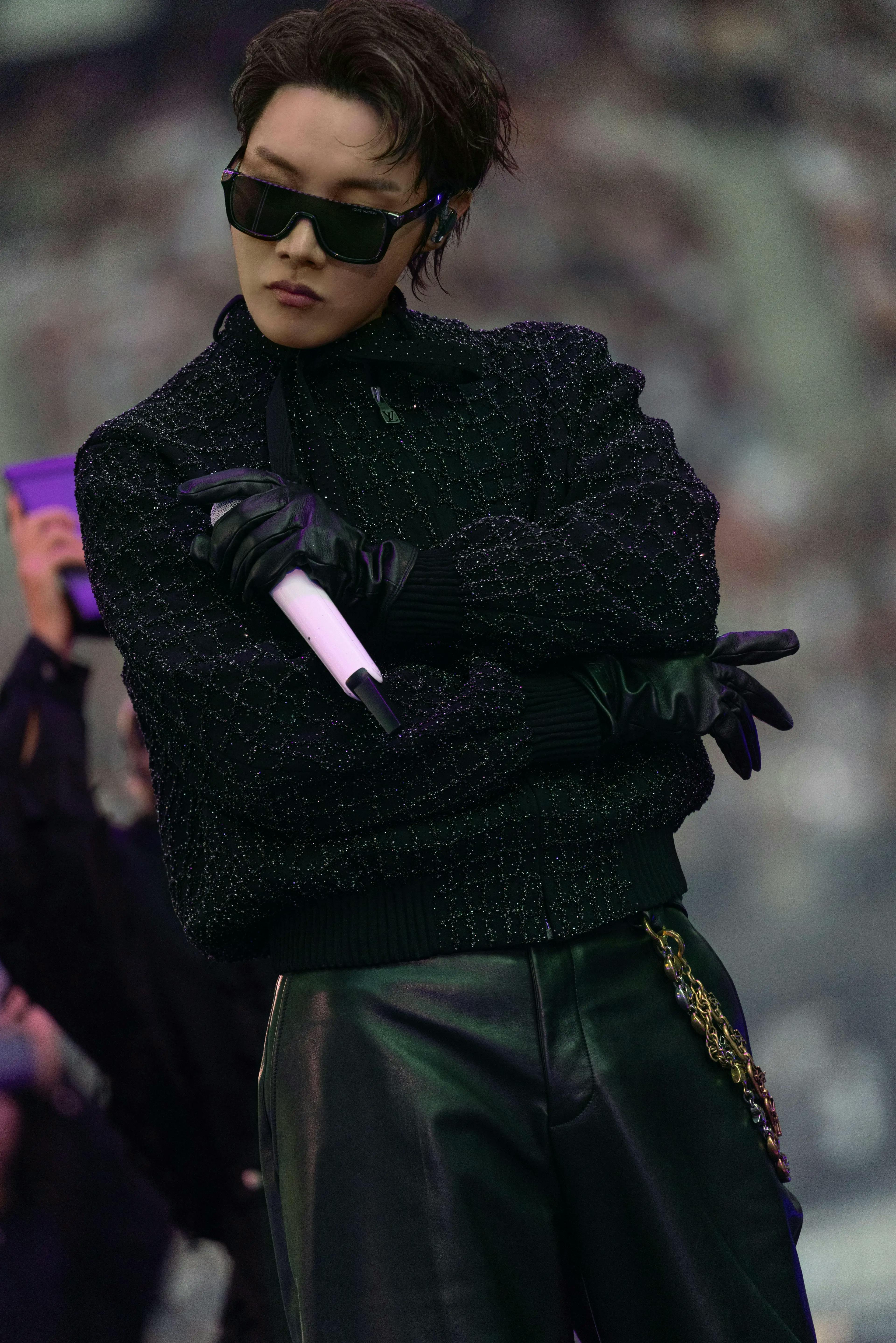 J-Hope Shows Off His Style Range in Custom Louis Vuitton at BTS