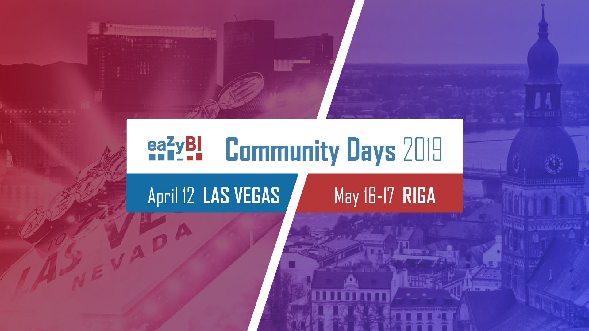 eazyBI Community Day events in Las Vegas & Riga