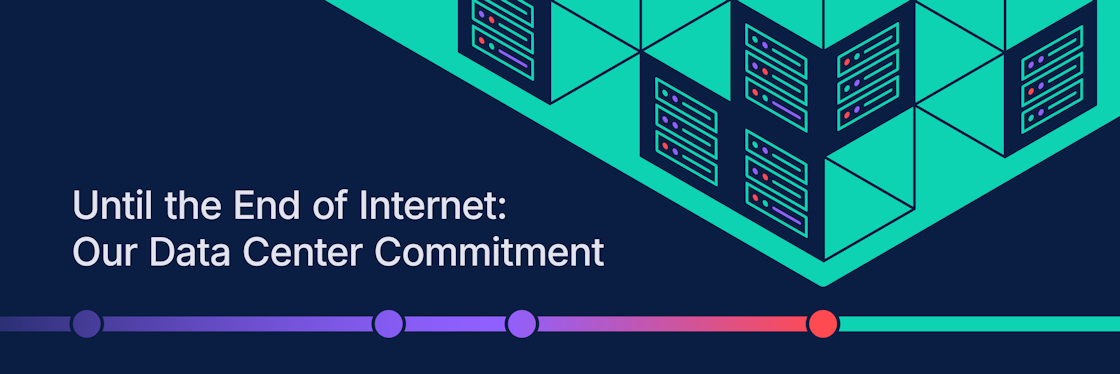 Until the End of Internet: Our Data Center Commitment