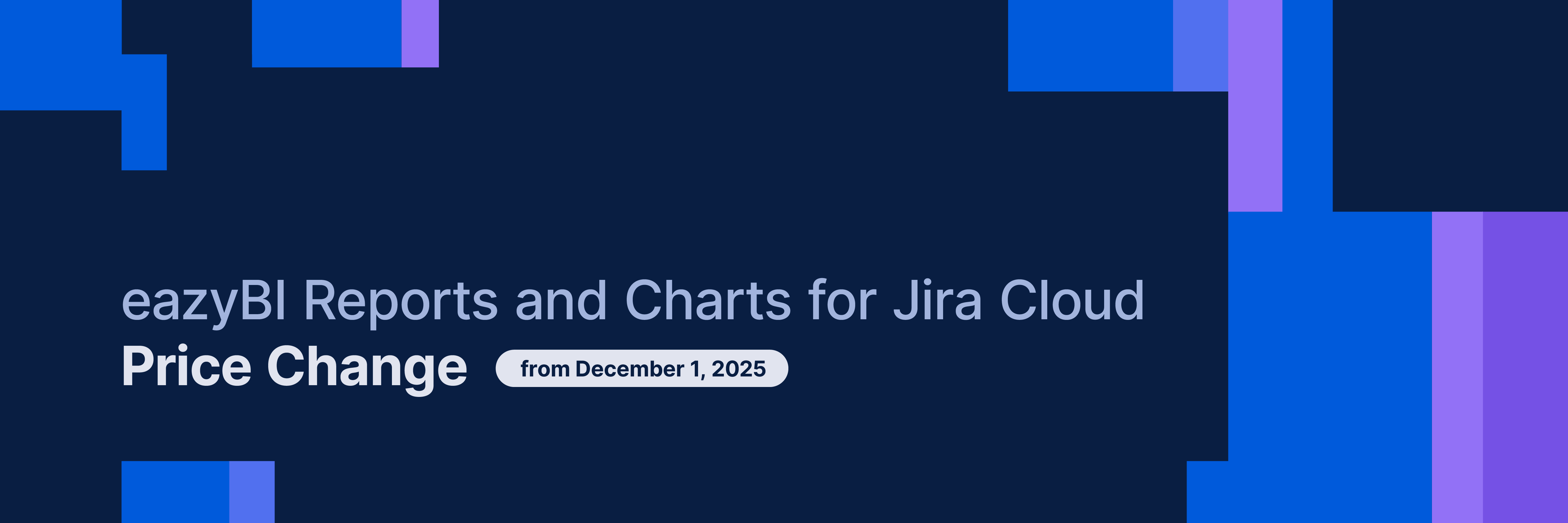 Announcing Pricing Update for eazyBI for Jira Cloud