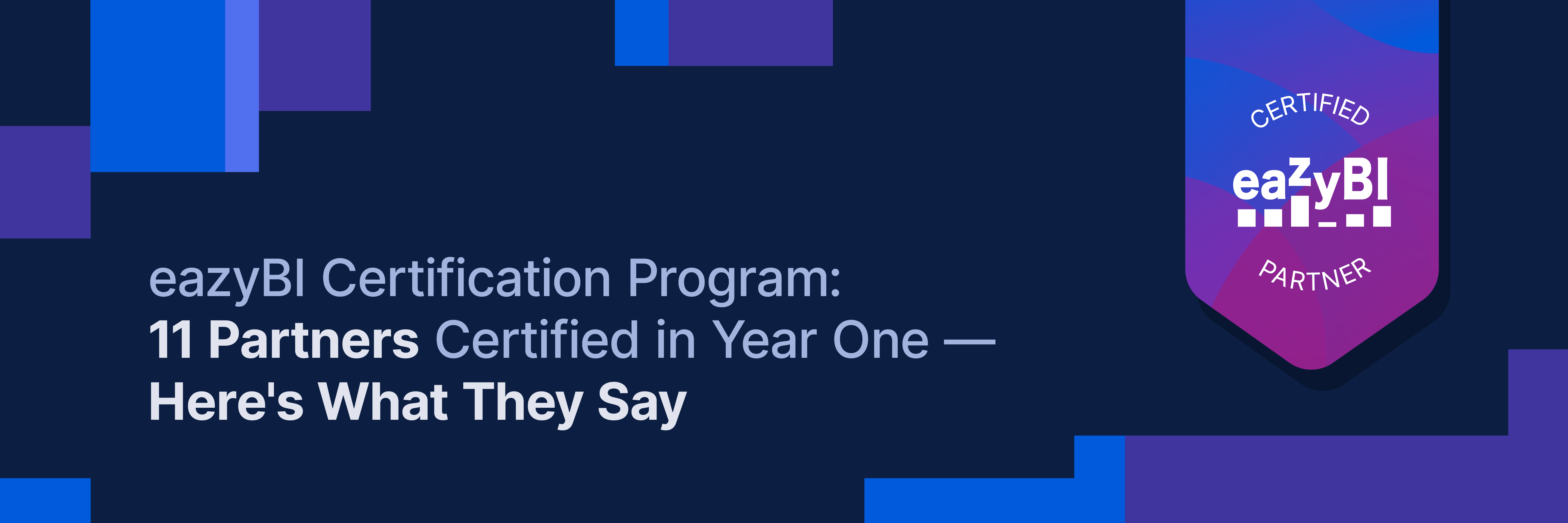 11 eazyBI Certified Partners in Year One
