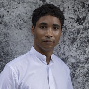 Grant on marbled back/grey backdrop