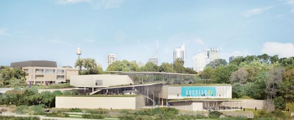 Image of the Sydney Modern Project as produced by Kazuyo Sejima + Ryue Nishizawa / SANAA