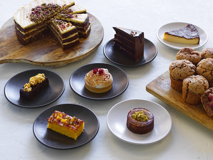 Home-baked pastries and cakes