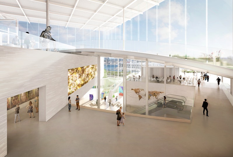 Image of an internal Gallery in the Sydney Modern Project