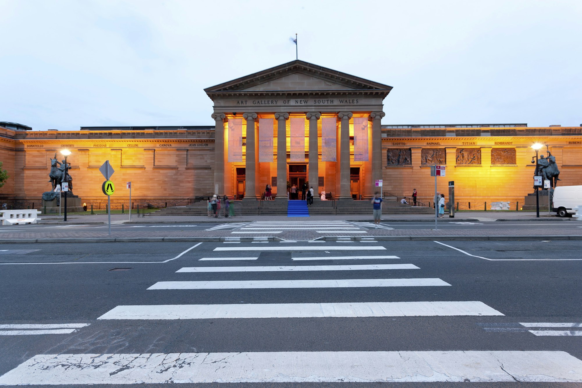 The Art Gallery of NSW front entrance