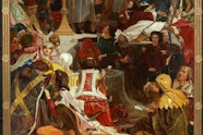 Ford Madox Brown, Chaucer at the court of Edward III 1847—1851    