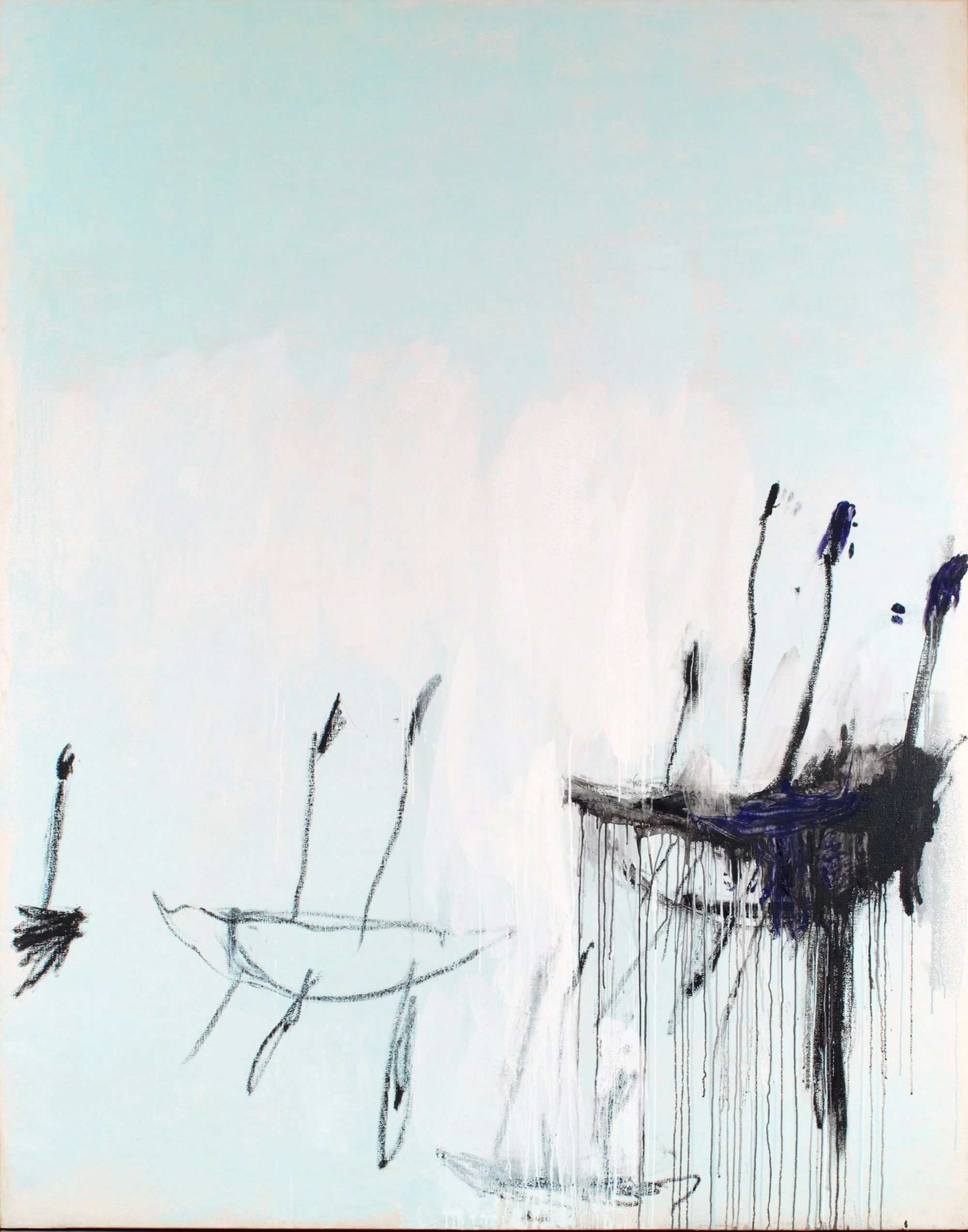 Cy Twombly, Three studies from the Temeraire (detail)  1998—1999    
