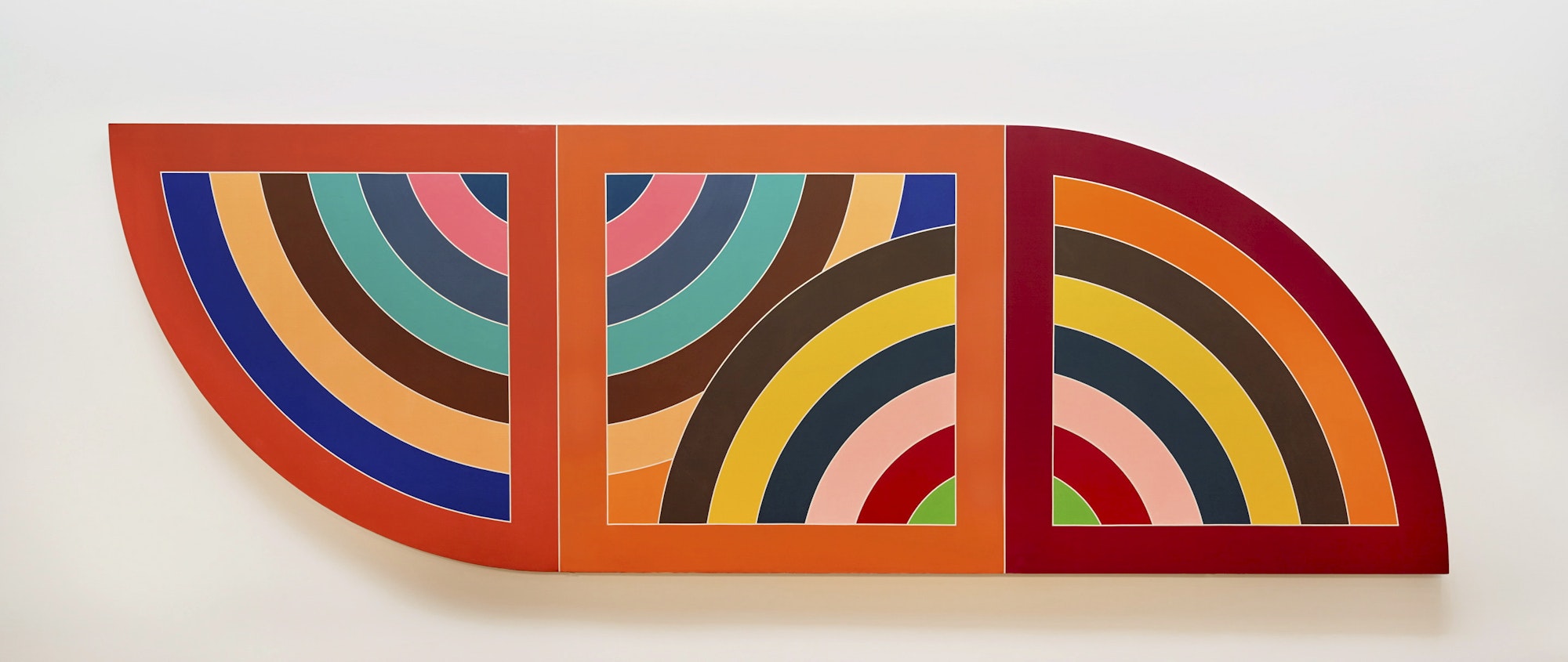 Frank Stella Khurasan Gate variation II from the series Protractor 1970.