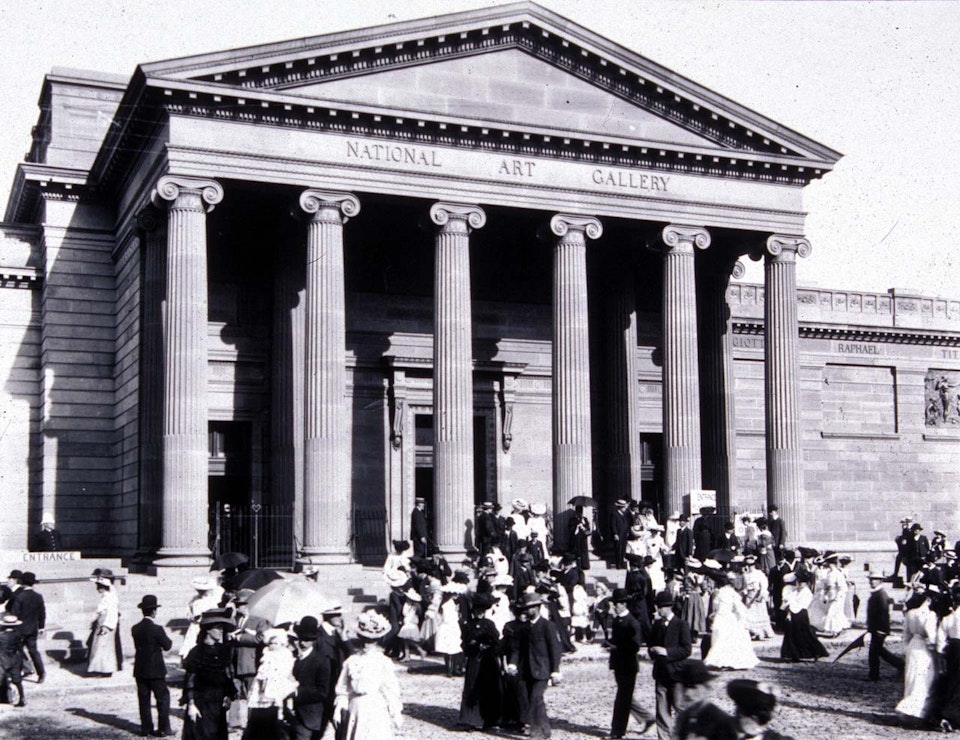 Exterior of the Art Gallery of New South Wales (detail)