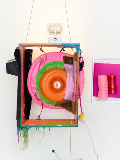 Jessica Stockholder Two frames 2007