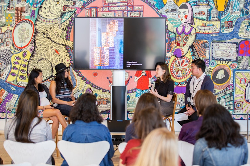 Youth Collective interview artists Marikit Santiago and Shireen Taweel
