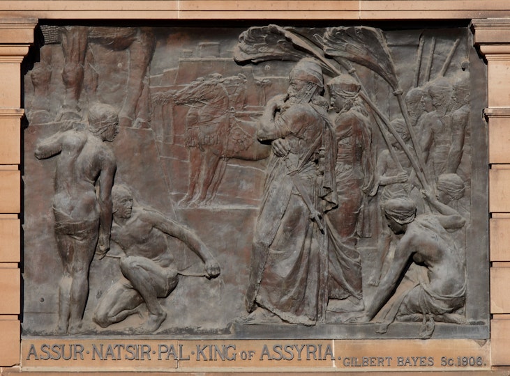 Gilbert Bayes PRBS Assur Natsir Pal, King of Assyria 1906. Art Gallery of New South Wales. Purchased 1903    