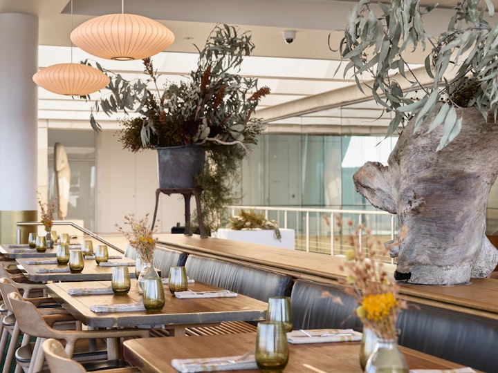 The resturant at the Art Gallery of NSW