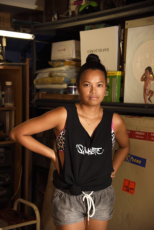 Marikit Santiago in her Parramatta studio. Photo: Garry Trinh.