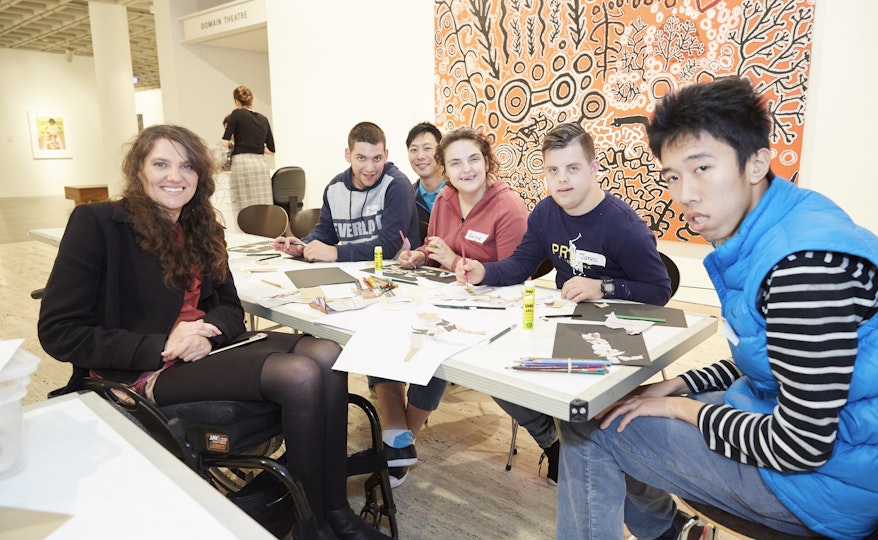 Access workshop led by artist Cobie Ann Moore