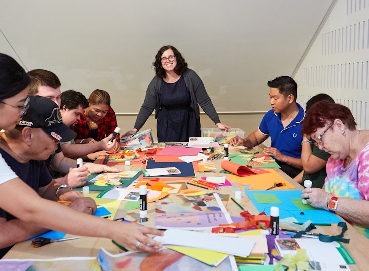 Access workshop led by artist Kate Burton