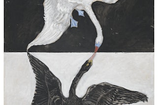 Hilma af Klint (Sweden 1862–1944) Group IX/SUW, The swan, no 1 1914–15 oil on canvas, 150 x 150 cm. Courtesy of the Hilma af Klint Foundation HaK149. Photo: The Moderna Museet, Stockholm, Sweden 79114