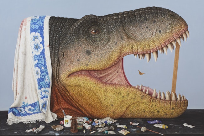 Sulman Prize Winner 2014, Andrew Sullivan  T-rex (tyrant lizard king)  © the artist