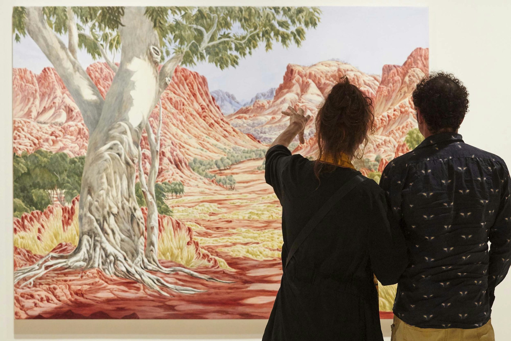 Winner, Wynne Prize 2020, Hubert Pareroultja Tjoritja (West MacDonnell Ranges, NT) (detail). © the artist