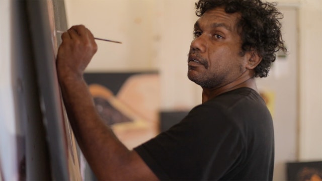 Archibald 2020 winner Vincent Namatjira