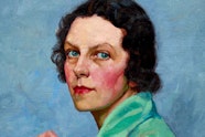 Tempe Manning Self portrait 1939 (detail). Private collection. © Estate of Tempe Manning
