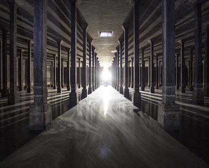 Oil tank photo (Photo of the empty oil tank. Photo credit: Ben Campbell (c) Art Gallery of New South Wales, 2018)