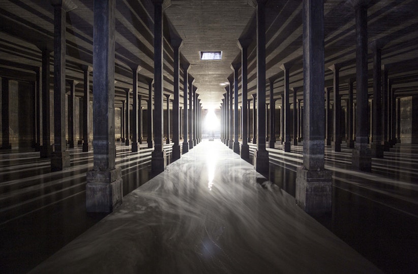 Oil tank photo (Photo of the empty oil tank. Photo credit: Ben Campbell (c) Art Gallery of New South Wales, 2018)